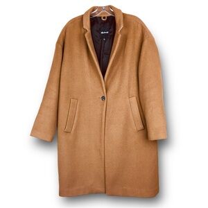MADEWELL Monsieur Wool Blend Felt Coat Jacket Overcoat
